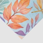 Kleurrijk Botanisch Kunstweefsel Papier (Detail)