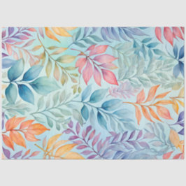 Kleurrijk Botanisch Kunstweefsel Papier