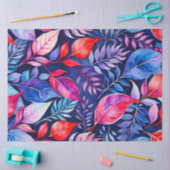 Kleurrijk Botanisch Kunstweefsel Papier (Craft)