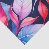 Kleurrijk Botanisch Kunstweefsel Papier (Detail)
