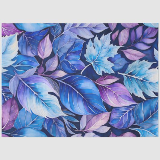 Kleurrijk Botanisch Kunstweefsel Papier (Voorkant)