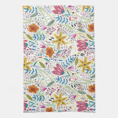 Kleurrijk Botanisch Theedoek (Verticaal)