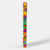 Kleurrijk bouwsteenpatroon Case-Mate iPhone case (Achterkant / Rechts)