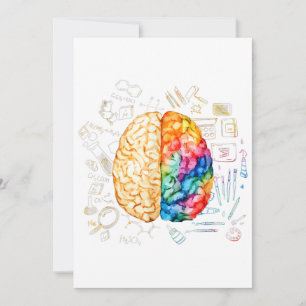 Kleurrijk brein - wetenschap en kunst - neuroweten kaart