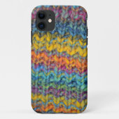 Kleurrijk breipatroondraagtas Case-Mate iPhone case (Achterkant)