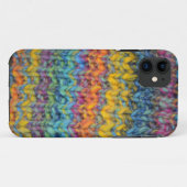 Kleurrijk breipatroondraagtas Case-Mate iPhone case (Achterkant (horizontaal))