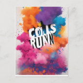 kleurrijk briefkaart (Voorkant)