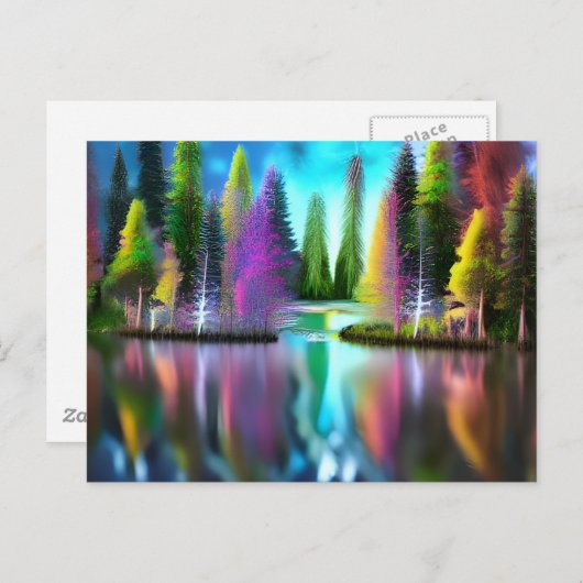 Kleurrijk Briefkaart (Voorkant / Achterkant)