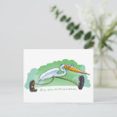 Kleurrijk briefkaart met tropische vogels in sanda (Staand voorkant)