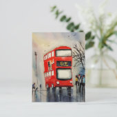 Kleurrijk briefkaart voor stadkunst #12 (Staand voorkant)