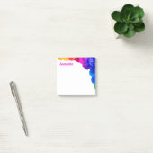 Kleurrijk Bright Floral Patroon op maat Post-it® Notes (Kantoor)