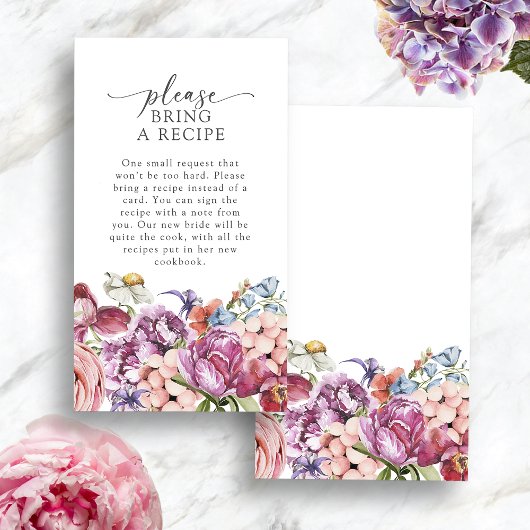 Kleurrijk Bring Recept Informatiekaartje