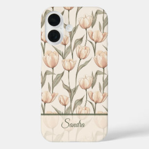 Kleurrijk Bruidsmeisje Cadeau Tulp Bloemstuk Op Ma iPhone 16 Hoesje