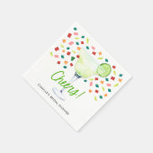 Kleurrijk Bruiloftsfeest met een Fiesta-thema Servet (Hoek)