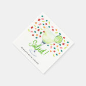 Kleurrijk Bruiloftsfeest voor de Bruid Servet (Hoek)