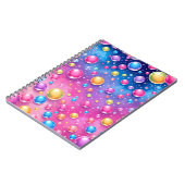 Kleurrijk bubbel notitieboek (Linkerzijde)