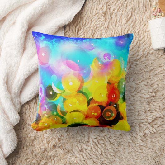 Kleurrijk bubbelkussen kussen (Deken)