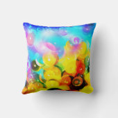 Kleurrijk bubbelkussen kussen (Achterkant)
