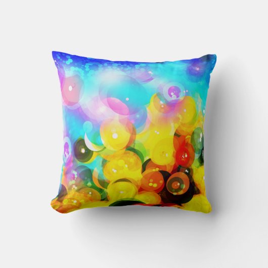 Kleurrijk bubbelkussen kussen (Voorkant)