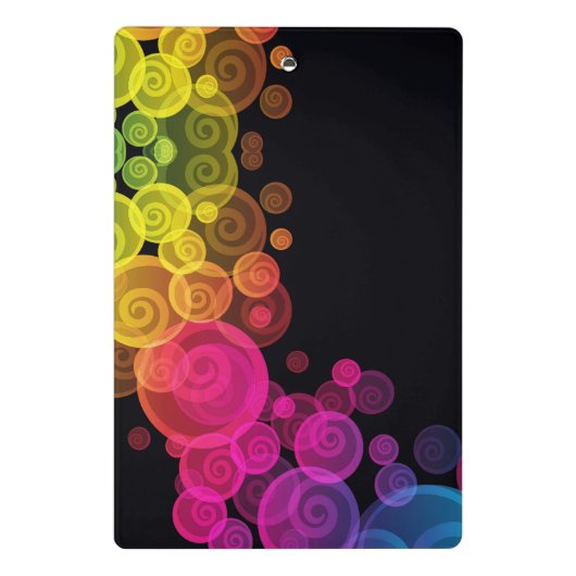 Kleurrijk bubble klembord (Achterkant)