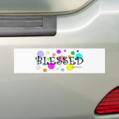 kleurrijk bumpersticker (Op auto)