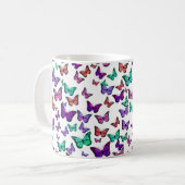 kleurrijk buterflies koffiemok (Voorkant links)