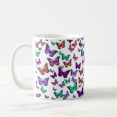 kleurrijk buterflies koffiemok (Links)