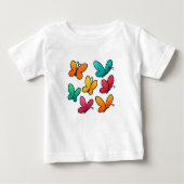 Kleurrijk Butterfly T-shirt (Voorkant)