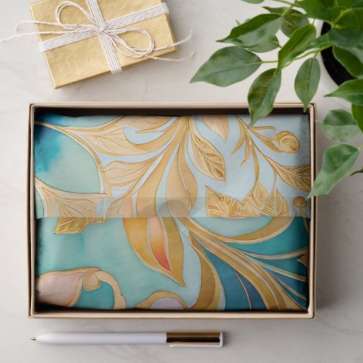 Kleurrijk Byzantijns Jewel Art Weefselpapier Tissuepapier (Geschenk)