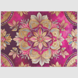 Kleurrijk Byzantijns Jewel Art Weefselpapier Tissuepapier