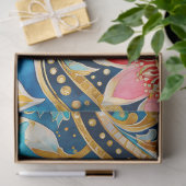 Kleurrijk Byzantijns Jewel Art Weefselpapier Tissuepapier (Geschenk)