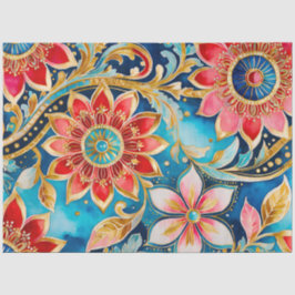 Kleurrijk Byzantijns Jewel Art Weefselpapier Tissuepapier