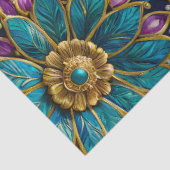 Kleurrijk Byzantijns Jewel Art Weefselpapier Tissuepapier (Detail)
