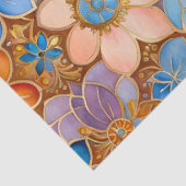 Kleurrijk Byzantijns Jewel Art Weefselpapier Tissuepapier (Detail)