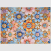 Kleurrijk Byzantijns Jewel Art Weefselpapier Tissuepapier (Voorkant)