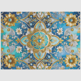 Kleurrijk Byzantijns Jewel Art Weefselpapier Tissuepapier