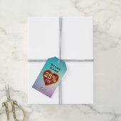 Kleurrijk cadeaulabel (Met Touw)
