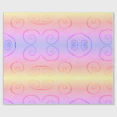 kleurrijk cadeaupapier (Vlak)