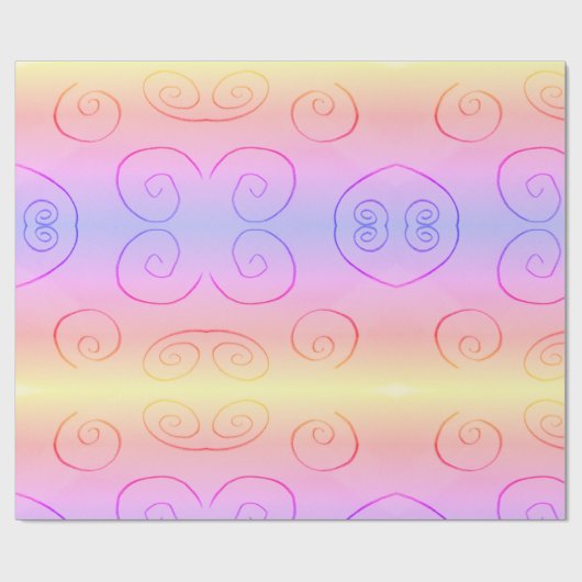 kleurrijk cadeaupapier (Vlak)