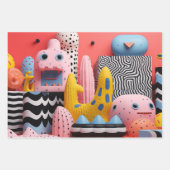 Kleurrijk cadeaupapier voor kinderen (Voorkant 3)