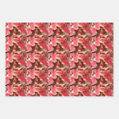 Kleurrijk Caladium laat Floral Pattern Inpakpapier Vel (Voorkant 2)