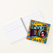 Kleurrijk camera notitieboek! notitieboek (Binnen)