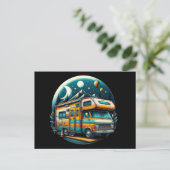 Kleurrijk camper briefkaart! briefkaart (Staand voorkant)