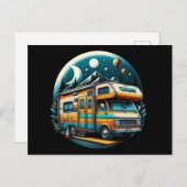 Kleurrijk camper briefkaart! briefkaart (Voorkant / Achterkant)