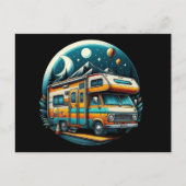 Kleurrijk camper briefkaart! briefkaart (Voorkant)