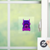 Kleurrijk Canadees Vrijheidskonvooi Raamsticker (Huis)