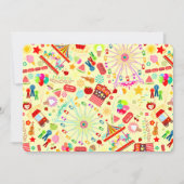 Kleurrijk Carnaval - Aangepaste verjaardagsuitnodi Kaart (Voorkant)