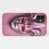 Kleurrijk carnaval masker Case-Mate iPhone case (Achterkant (horizontaal))