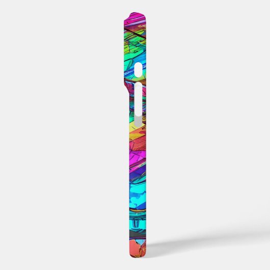 Kleurrijk Case-Mate iPhone Case (Achterkant / Links)