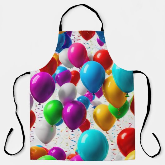 Kleurrijk Celebration ballon ontwerp Schort (Voorkant)